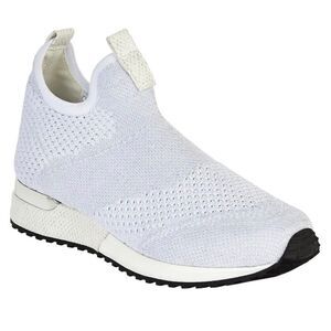 Urban Sport size 8 by J/Slides  Woman’s silver reptile print .